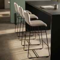 LEDA Jive Bar Chair High Back Office groot