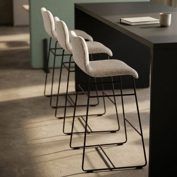 LEDA Jive Bar Chair High Back Office groot